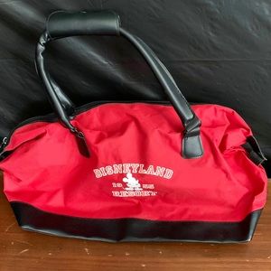 Vintage Disneyland Resort Mickey Mouse Est. 1955 Shoulder Tote Luggage Bag